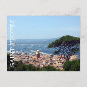 saint tropez france postcard