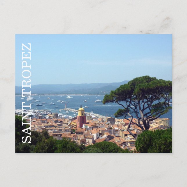 saint tropez france postcard (Front)