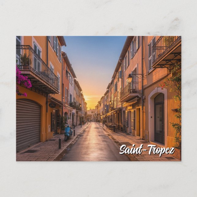 Saint-Tropez France Travel Postcard (Front)