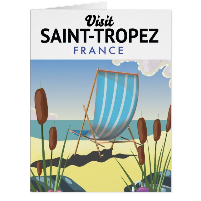 Saint-Tropez France travel poster  (Front)