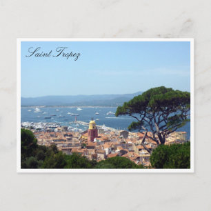 saint tropez views postcard