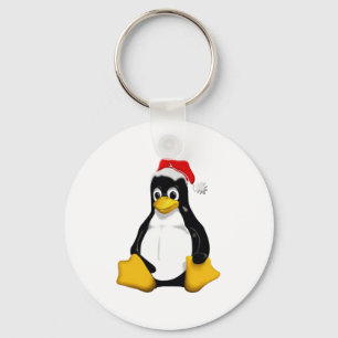 Saint Tux Keychain