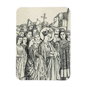 Saint Ursula virgin and martyr Magnet
