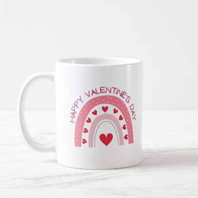 Saint Valentin Arc-en-ciel Mug (Gauche)