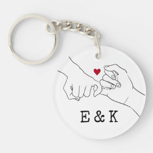 Saint Valentin Cadeau Pinky Promise Photo Couple
