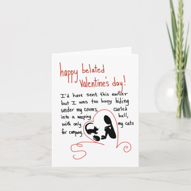 Saint-Valentin (chats) : cartes (Devant)