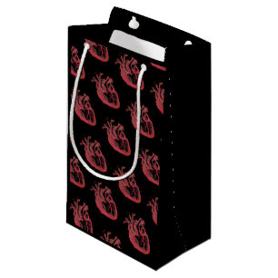 Saint Valentin Coeur Humain Petit sac cadeau Rouge