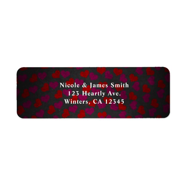 Saint Valentin Coeurs Anniversaire Fête Invitation (Devant)