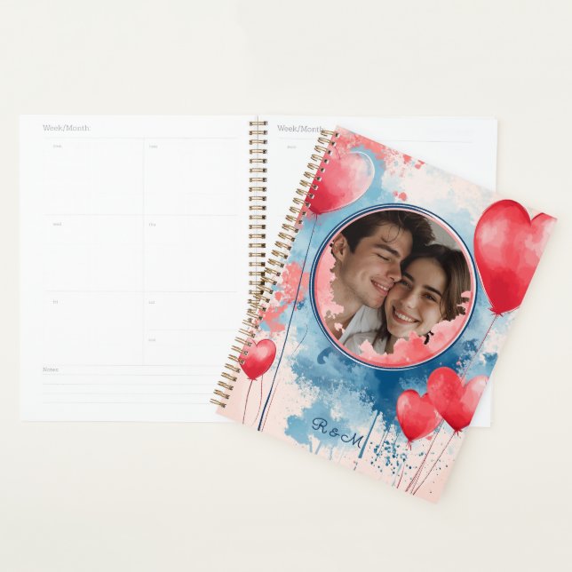 Saint Valentin Couple encadré (Devant avec enveloppe)
