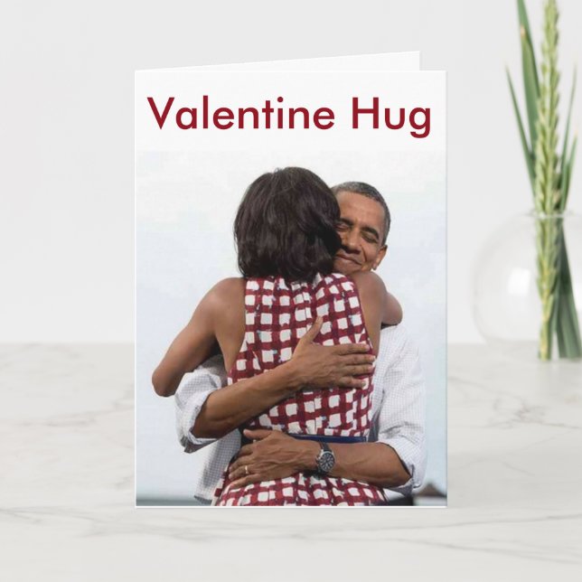 Saint-Valentin de Barack-Michelle - carte (Devant)