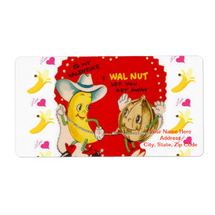 Saint Valentin Étiquette Vintage