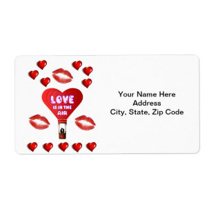 Saint Valentin Étiquette Vintage