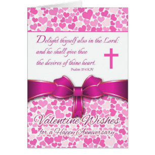 Saint Valentin Mariage, Psaume 37:4 Verse