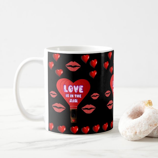Saint Valentin Mug Mugs (Avec donut)