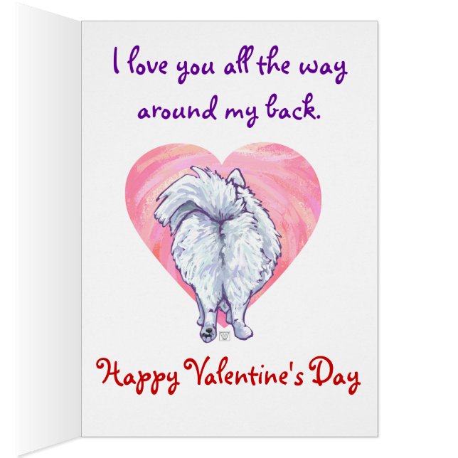 Saint Valentin Poméranie Blanche (Intérieur (Droit))