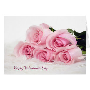 Saint Valentin Roses roses roses sur fourrure