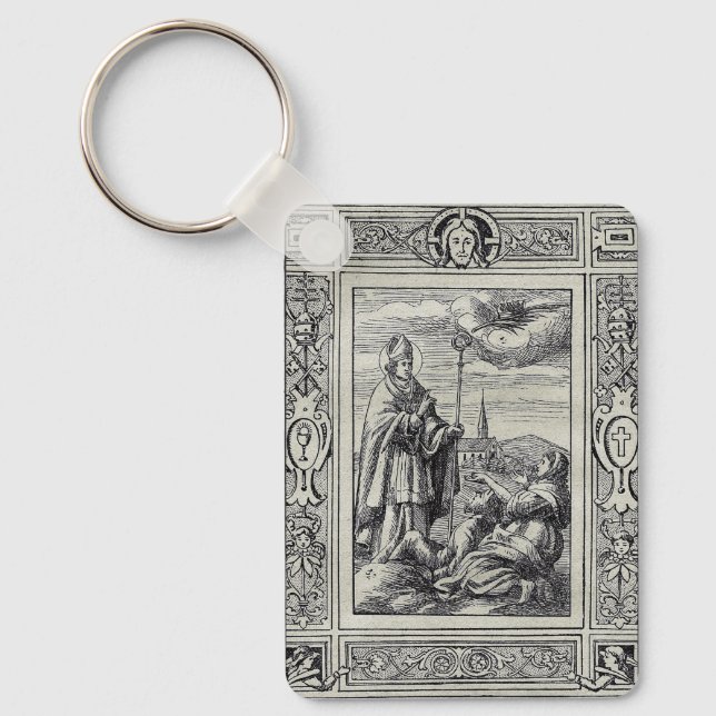 Saint Valentine Bishop of Terni  Keychain (Front)