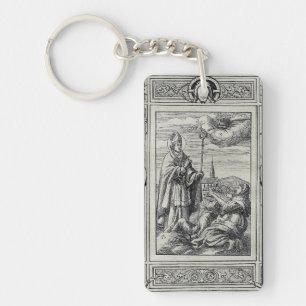 Saint Valentine Bishop of Terni  Keychain