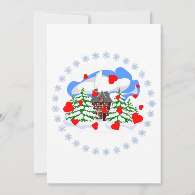 Saint Valentine day Holiday Card (Front)