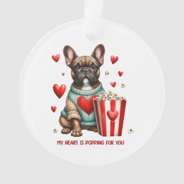 Saint Valentines Bulldog français (devant)