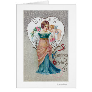 Saint-Valentin's Greeting Cupid
