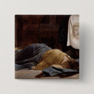 Saint Veronica 2 Inch Square Button
