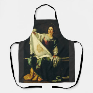 Saint Veronica by Bernardo Strozzi Apron