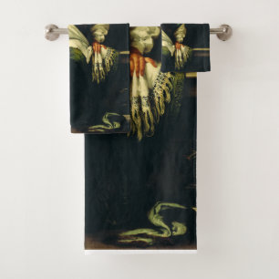 Saint Veronica by Bernardo Strozzi Bath Towel Set