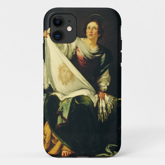 Saint Veronica by Bernardo Strozzi Case-Mate iPhone Case (Back)