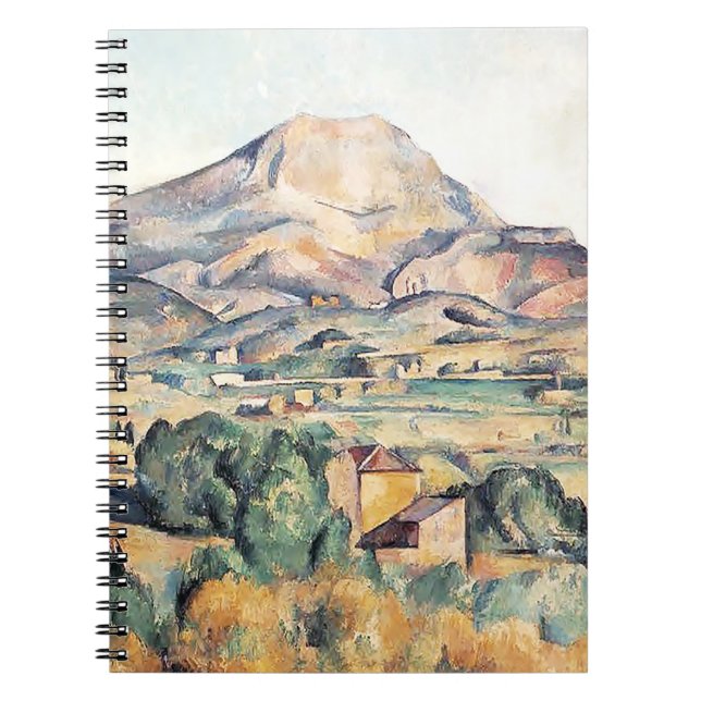 Saint-Victoire Barnes Mountain Paul Cezanne   Notebook (Front)