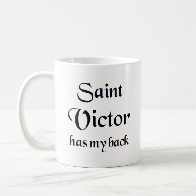 saint victor coffee mug (Left)