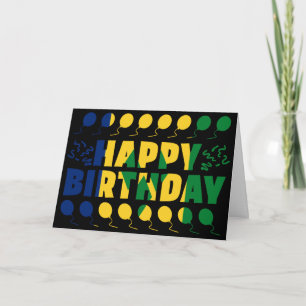 Saint Vincent and the Grenadines Flag Birthday Card