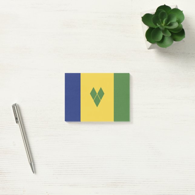 Saint Vincent and the Grenadines flag Post-it Notes (Office)
