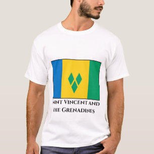 Saint Vincent and the Grenadines Flag T-Shirt