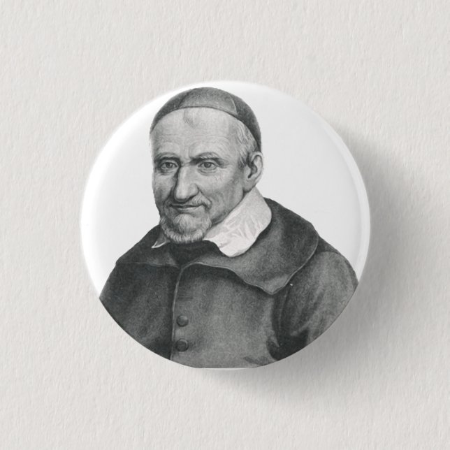 Saint Vincent de Paul 1 Inch Round Button (Front)