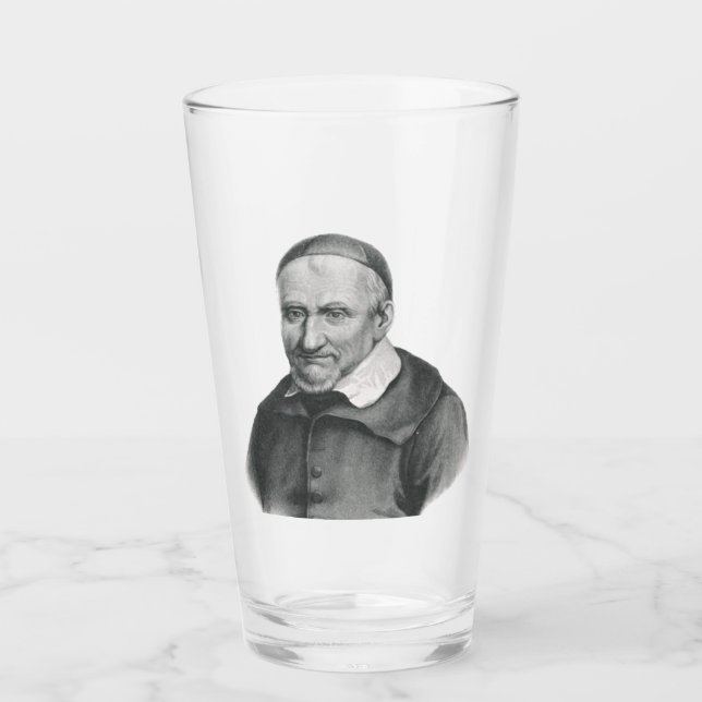 Saint Vincent de Paul Glass (Front)