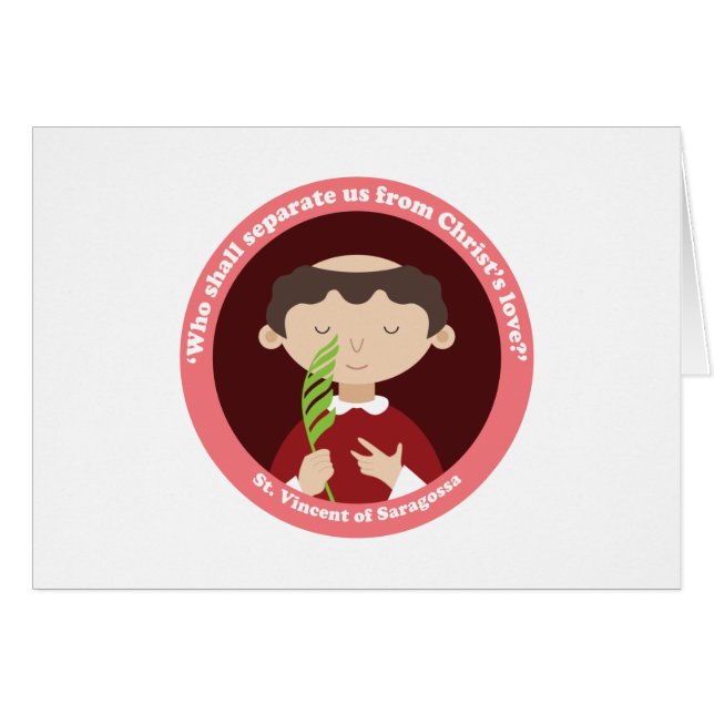 Saint Vincent de Saragosse (Devant horizontal)