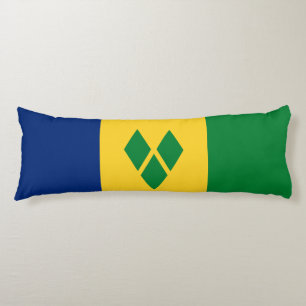 Saint Vincent Flag Body Pillow