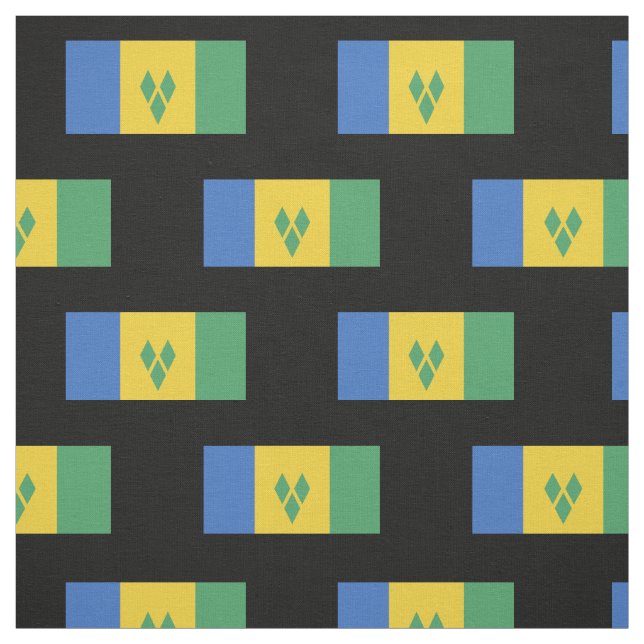 Saint Vincent Flag Fabric (Swatch)