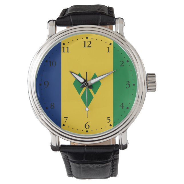 Saint Vincent Flag Watch (Front)