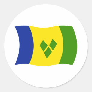 Saint Vincent Grenadines Flag Sticker