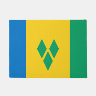 Saint Vincentian flag Doormat