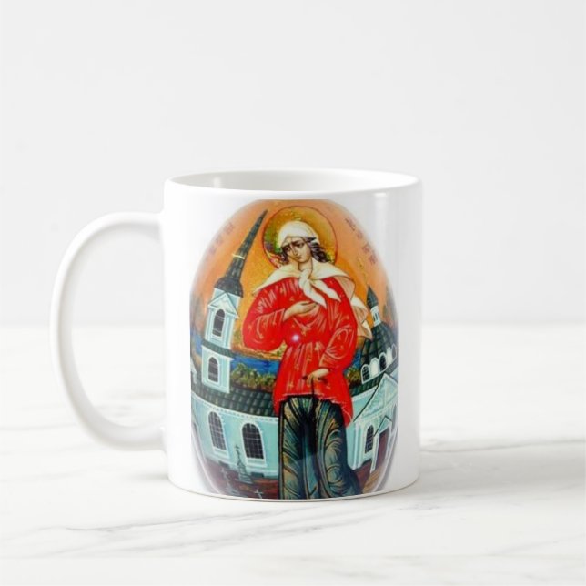 Saint Xenia from Petersburg Coffee Mug (Left)