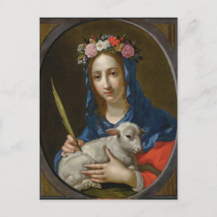 Sainte Agathe (par Cesare Dandini) Carte postale