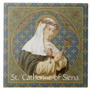 Sainte Catherine de Sienne (BK 19) Carreau 2