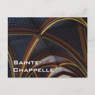 Sainte-Chapelle Ceiling Postcard