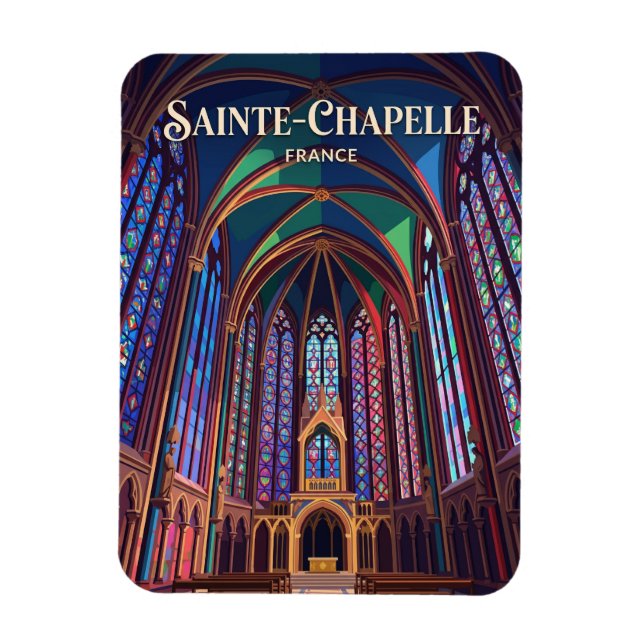 Sainte-Chapelle France Magnet (Vertical)