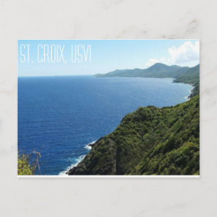 Sainte-Croix, carte postale USVI