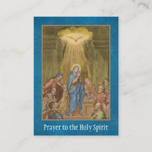 Sainte-Esprit Confirmation Vierge Marie Carte Sain