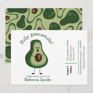 Sainte guacamole ! Invitation à une baby shower